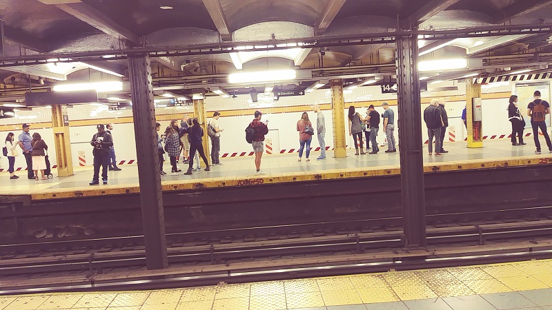 different fashion styles New York City subway