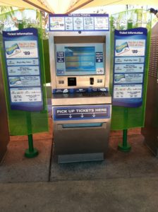 kiosk to sell tickets
