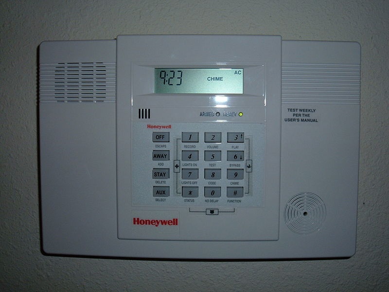 home alarm control panel