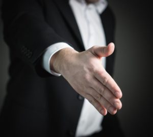 handshake for job interview