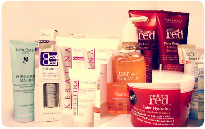 various skin care products