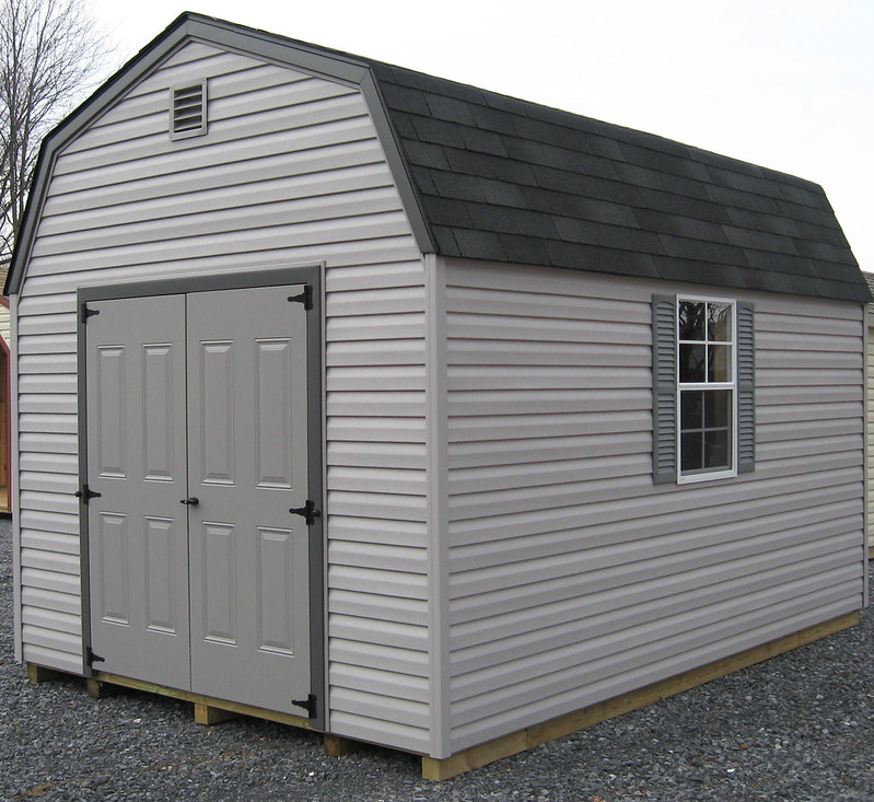 vynil storage shed