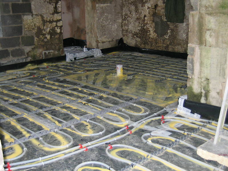 underfloor heating installation layout